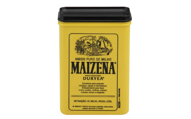 Outro produto da parceria da Maisena com Tok & Stok é este pote hermético que imita o formato da embalagem amarela. Preço entre R$ 25,50 a R$ 29,90