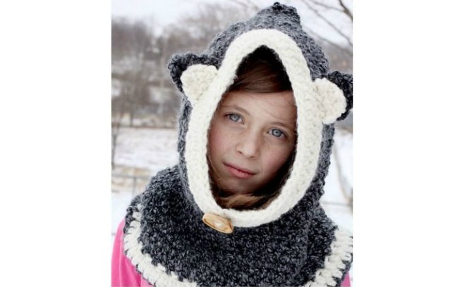 Charmoso e quentinho: opções de capuz para proteger as crianças em dias frios