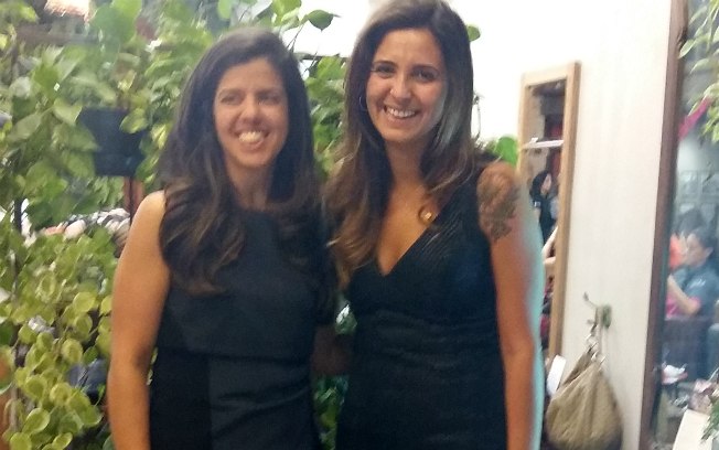 Cris e Patricia Moraes, editora-executiva de lifestyle do Portal iG