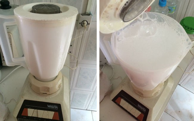 Água com detergente no liquidificador é outro truque que adianta suas atividades na cozinha