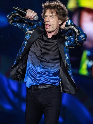 Mick Jagger dançou e cantou durante o show todo