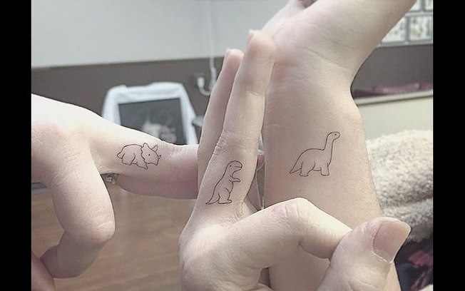 Fazer tatuagem com alguma amiga nunca sai de moda