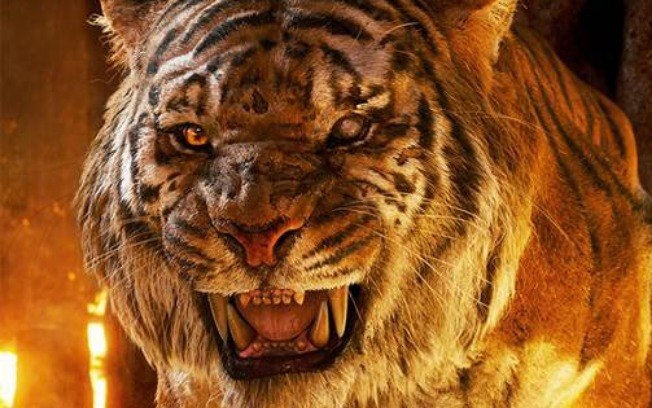 Shere Khan%2C o tigre%2C é o grande antagonista do live action de Mogli