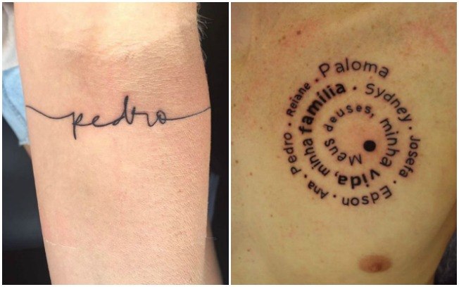 Tatuagens escritas também são ótimas formas de homenagear%2C na pele%2C alguém amado