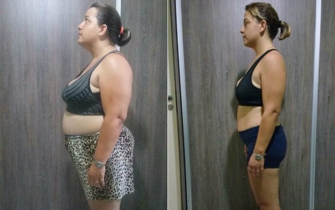 Ana Carolina mostra antes e depois da dieta para emagrecer