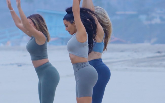 Uma das formas de Kim Kardashian conseguir fortalecimento muscular e secar ao mesmo tempo é o treino HIIT
