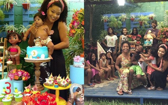 A filha de Juliana Alves%2C Yolanda%2C se transformou na versão bebê da personagem Moana%2C da Disney%2C nos seus três meses